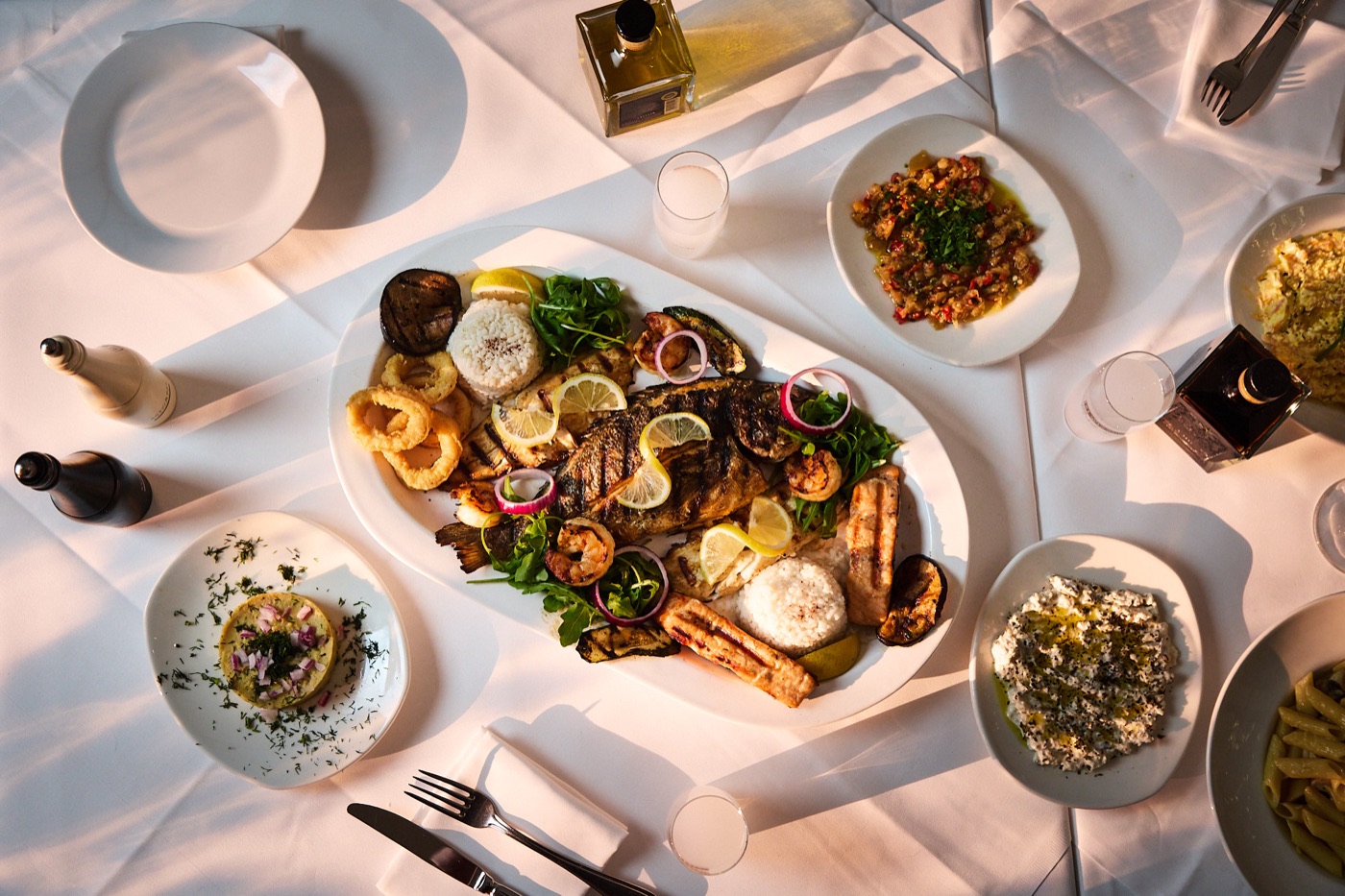 Seafood Boil und Platten zum Teilen